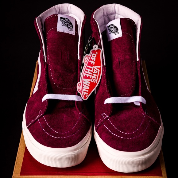 Vans Sk8-Hi Pomegranate Suede - Picture 6 of 6
